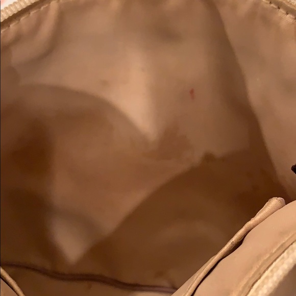 COACH off white wristlet with silver hardware - Picture 4 of 8